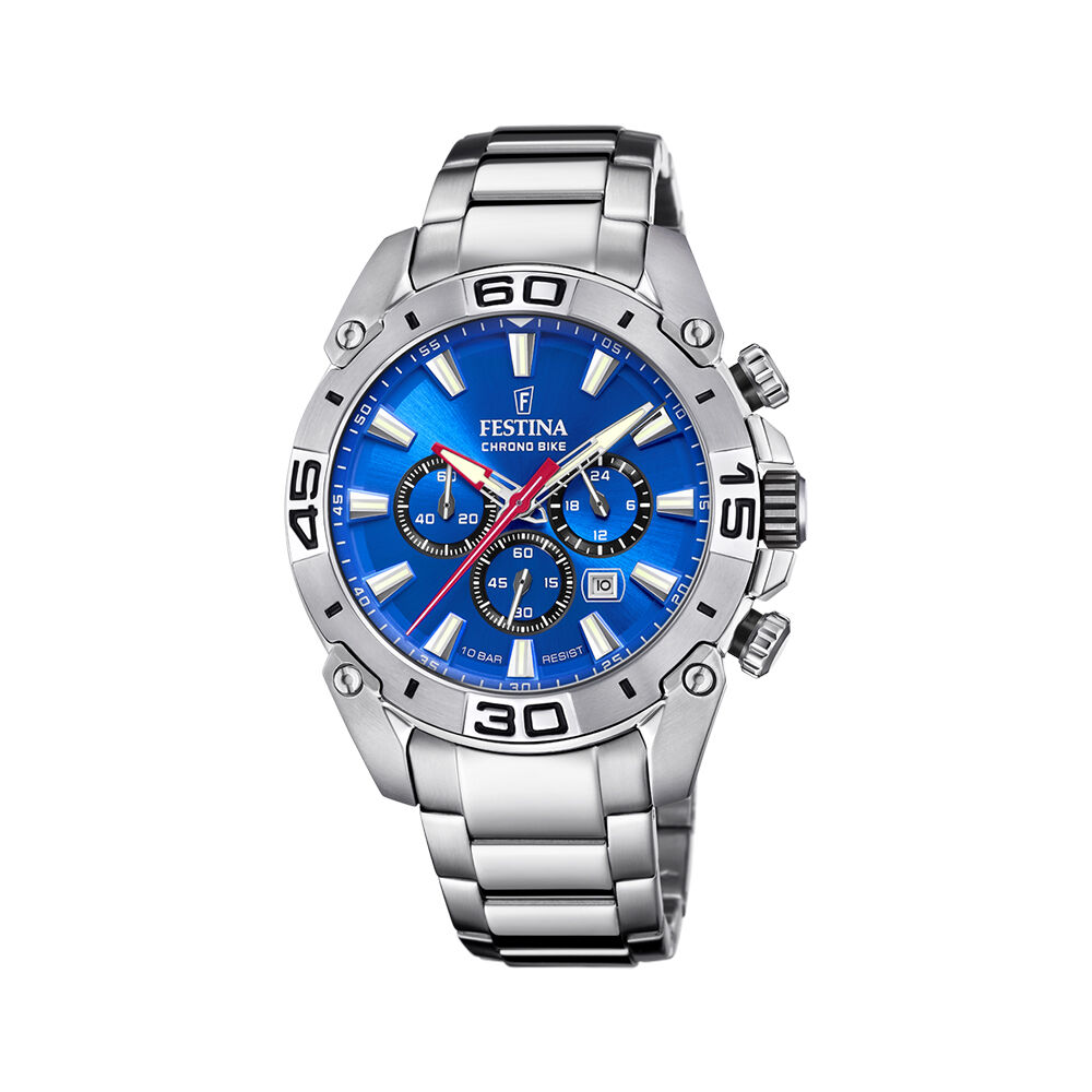 Montre festina fond hot sale bleu