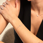 Bracelet Duchesse Argent Blanc Oxyde De Zirconium - Bracelets Femme | Histoire d&rsquo;Or