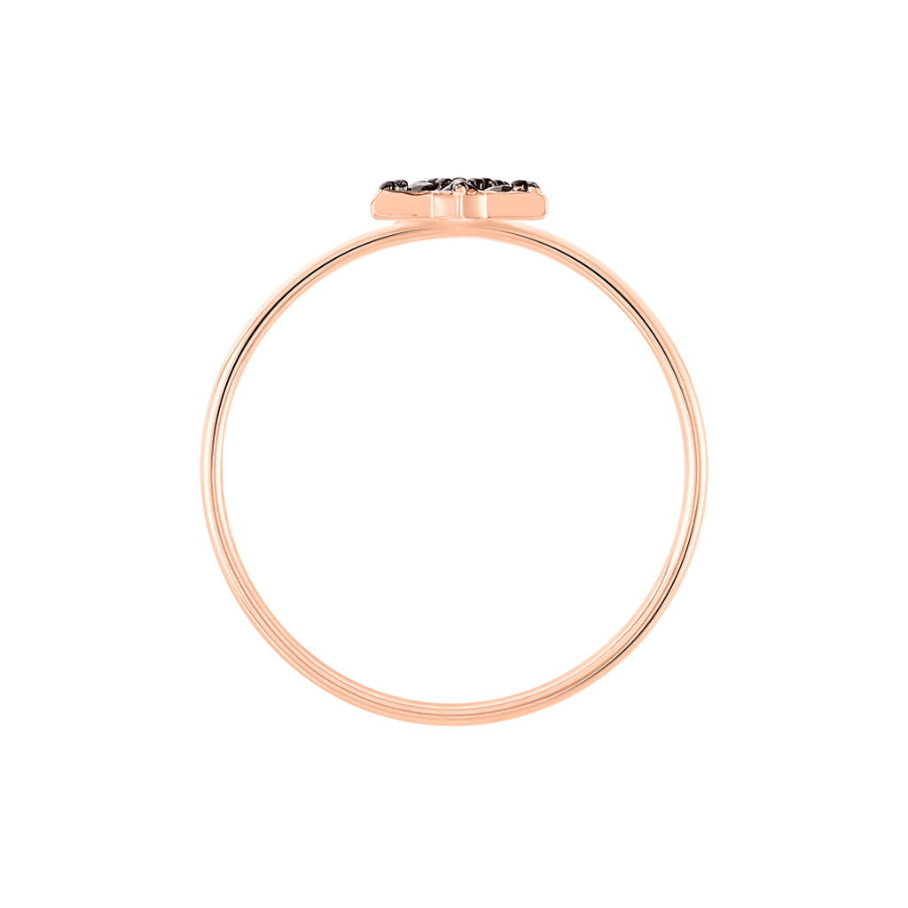 Bague Aliciana Argent Rose Oxyde De Zirconium - Bagues avec pierre Femme | Histoire d’Or