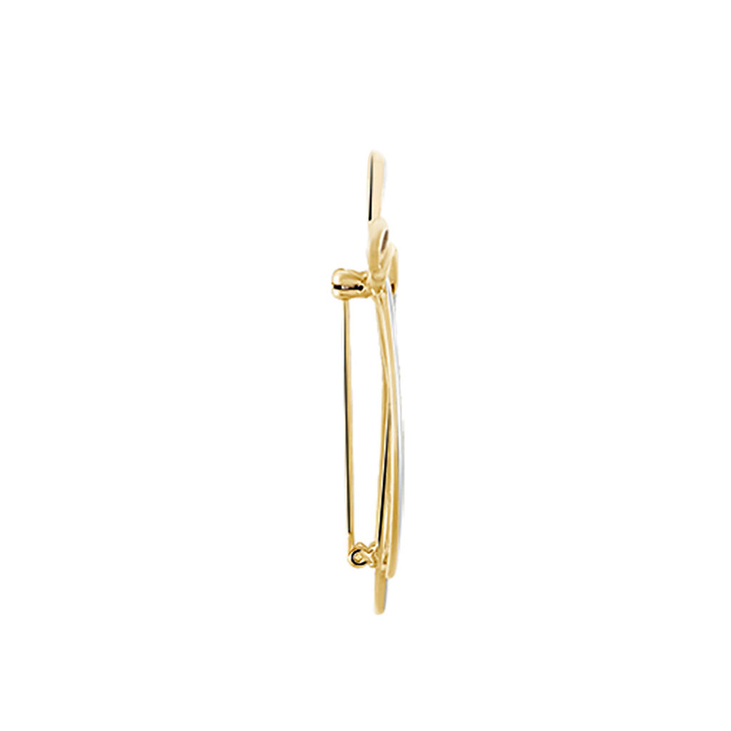 Broche Annaline Plaqué Or Jaune Oxyde De Zirconium - Autres bijoux Femme | Histoire d’Or