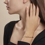 Bracelet Ivy Maille Haricot Or Jaune - Bracelets cha&icirc;ne Femme | Histoire d&rsquo;Or