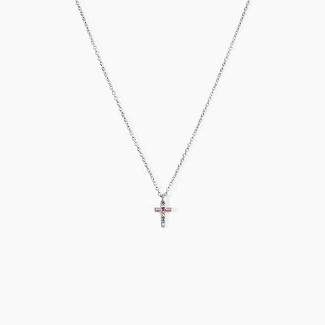 Collier Haïvy Argent Blanc Oxyde De Zirconium - Colliers fantaisie Femme | Histoire d’Or