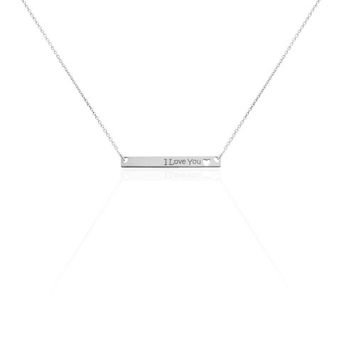 Collier Kamile Argent Blanc - Colliers fantaisie Femme | Histoire d&rsquo;Or