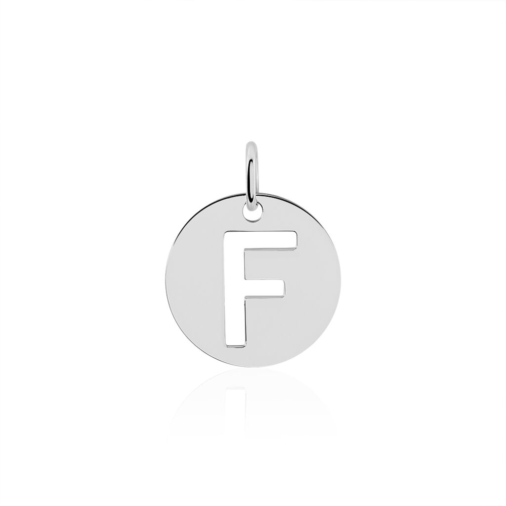 Pendentif Elio F Argent Blanc - Pendentifs Famille | Histoire d’Or