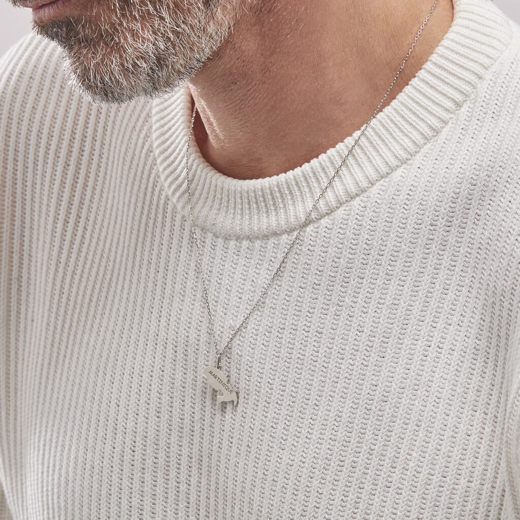 Pendentif Thea Argent Blanc - Pendentifs Famille | Histoire d’Or