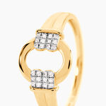 Bague Senan Or Jaune Diamant - Bagues avec pierre  | Histoire d&rsquo;Or