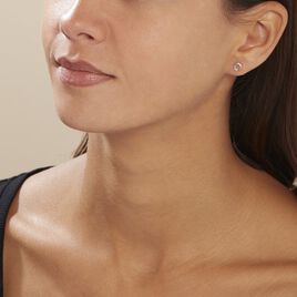 Boucles D'oreilles Puces Or Jaune Pamila Diamants - Clous d'oreilles Femme | Histoire d’Or