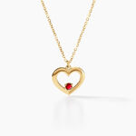 Collier Martella Or Jaune Rubis - F&ecirc;te des m&egrave;res Femme | Histoire d&rsquo;Or