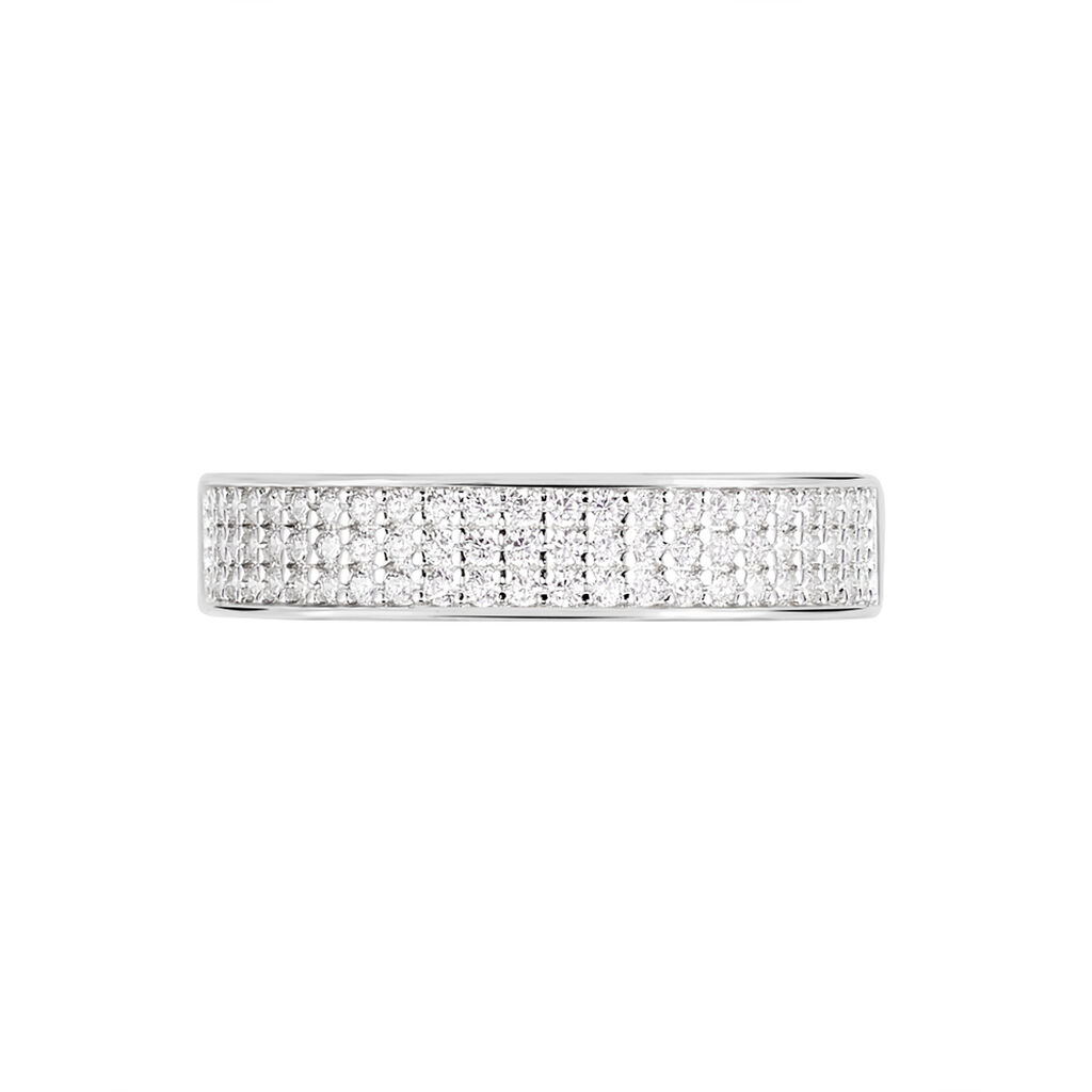 Bague Kaycee Argent Blanc Oxyde De Zirconium - Bagues avec pierre Femme | Histoire d’Or