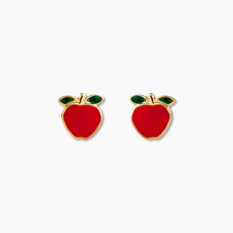 Boucles D'oreilles Puces Pompiliu Or Jaune - Clous d'oreilles Enfant | Histoire d&rsquo;Or