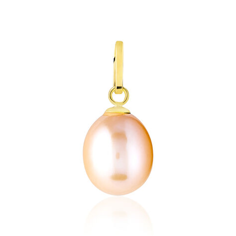Pendentif Rose Or Jaune Perle De Culture - Pendentifs Femme | Histoire d’Or