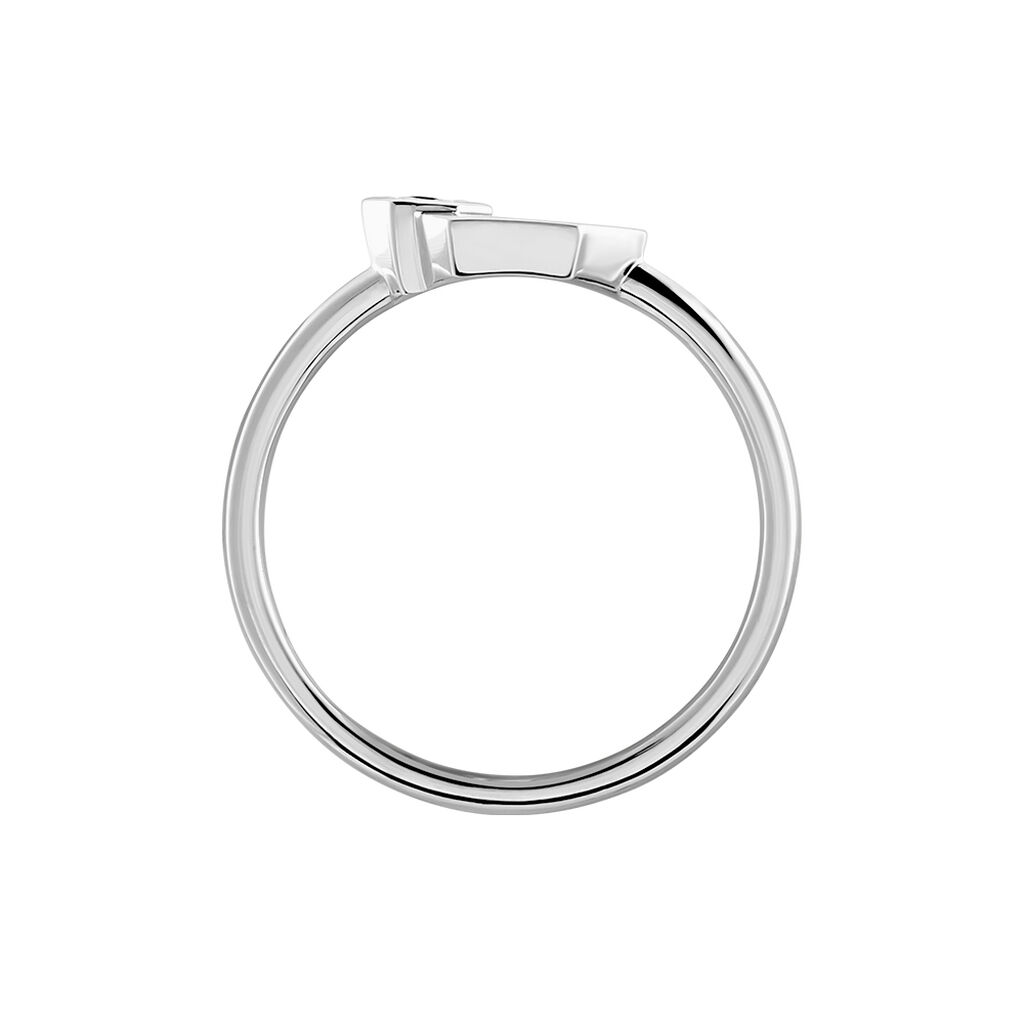 Bague Bee Good Argent Blanc Oxyde De Zirconium - Bagues solitaires Femme | Histoire d&rsquo;Or