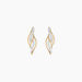 Boucles D'Oreilles Demelza Or Jaune Oxyde De Zirconium - Clous d'oreilles Femme | Histoire d’Or