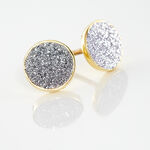 Boucles D'oreilles Puces Eryne Or Jaune - Clous d'oreilles Femme | Histoire d&rsquo;Or