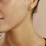 Cr&eacute;oles Valerina Or Blanc - Boucles d'oreilles cr&eacute;oles Femme | Histoire d&rsquo;Or