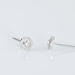 Boucles D'oreilles Puces Domitia Or Blanc Diamant - Clous d'oreilles Femme | Histoire d’Or