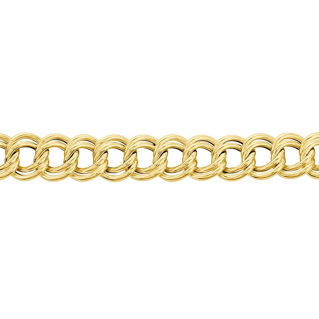 Bracelet Maille Jocky Or Jaune - Bracelets cha&icirc;ne Femme | Histoire d&rsquo;Or
