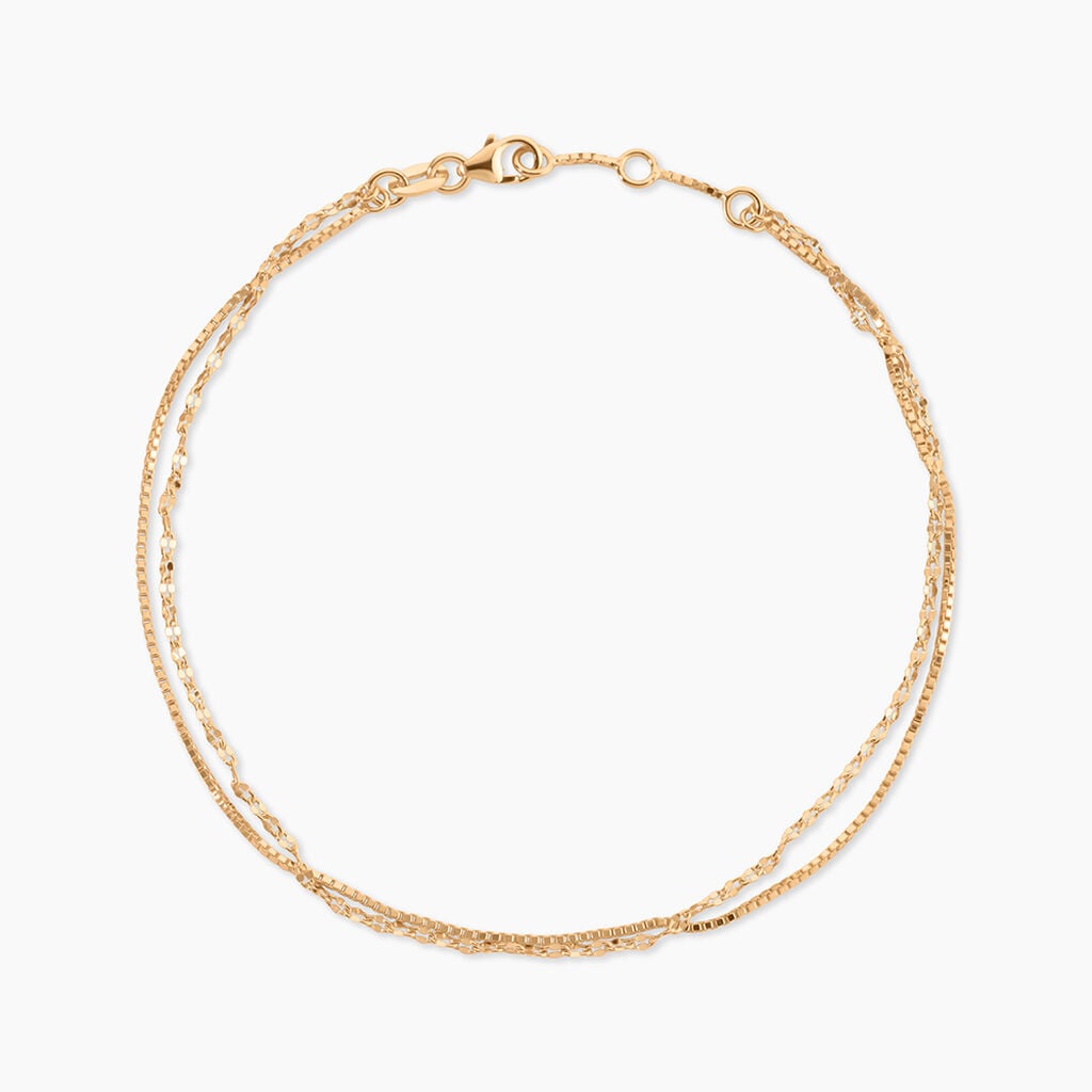 Cha&icirc;ne De Cheville Lodi Plaqu&eacute; Or Jaune - Cha&icirc;nes de cheville Femme | Histoire d&rsquo;Or