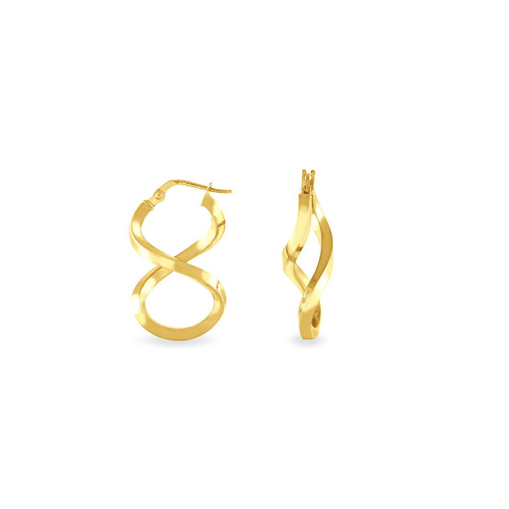Créoles Helmine Or Jaune - Boucles d'oreilles créoles Femme | Histoire d’Or
