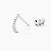 Boucles D'oreilles Puces Jayne Argent Blanc Oxyde De Zirconium - Boucles d'oreilles fantaisie Femme | Histoire d’Or