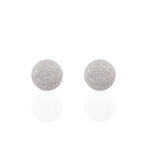 Boucles D'oreilles Puces Ayana Argent Blanc - Boucles d'oreilles fantaisie Femme | Histoire d&rsquo;Or