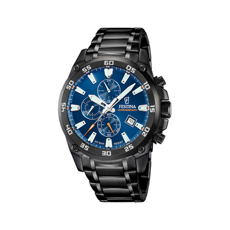 Montre Festina Timeless Chrono 47 Bleu - Nouveautés Homme | Histoire d’Or