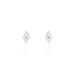 Boucles D'oreilles Puces Eirena Or Blanc Diamant - Clous d'oreilles Femme | Histoire d’Or