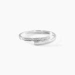 Bague Abigaelle Or Blanc Diamant - Bagues avec pierre Femme | Histoire d&rsquo;Or