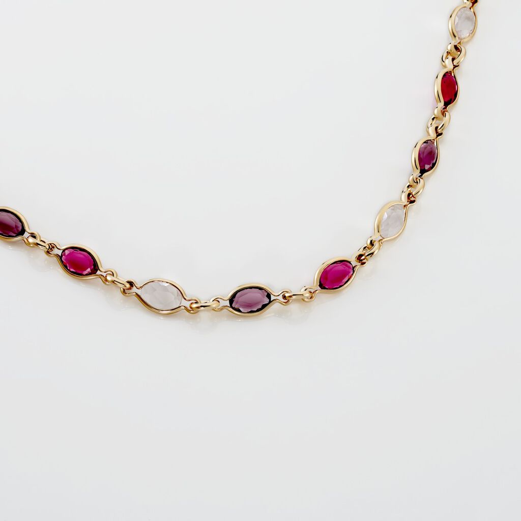 Bracelet Ilvaae Plaqué Or Jaune Pierre De Synthese - Bracelets Femme | Histoire d’Or