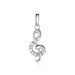 Pendentif Amelot Argent Blanc Oxyde De Zirconium - Pendentifs Femme | Histoire d’Or
