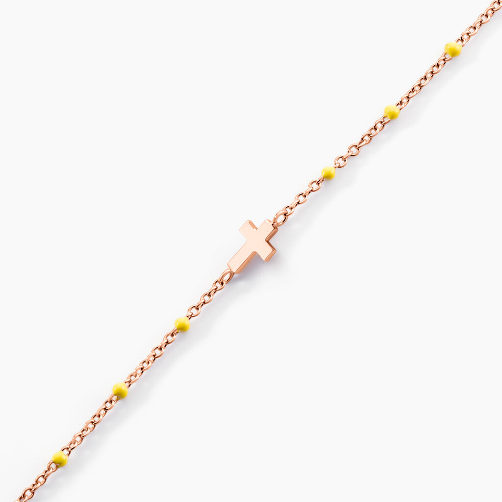 Bracelet Mimosa Argent Rose - Bracelets Femme | Histoire d&rsquo;Or