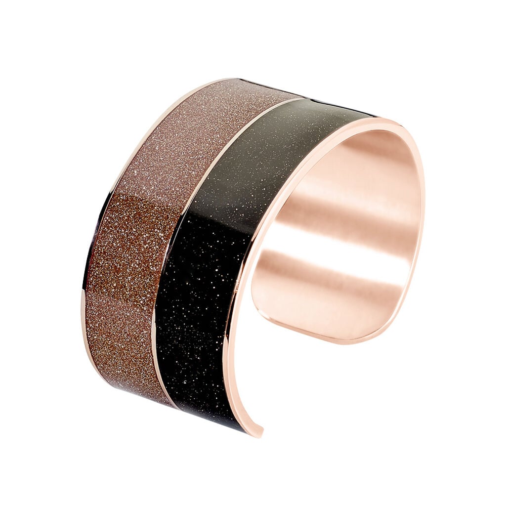 Bracelet Jonc Marie-adelaide Acier Rose - Bracelets joncs Femme | Histoire d&rsquo;Or