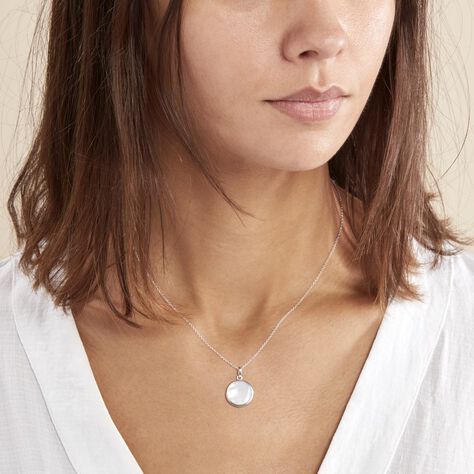 Collier Saül Argent Blanc Nacre - Colliers fantaisie Femme | Histoire d’Or