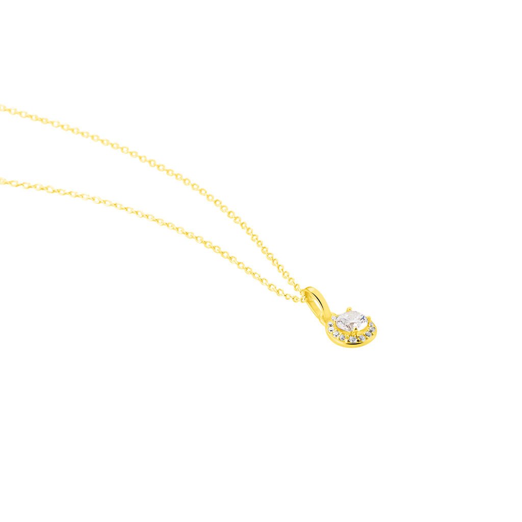 Collier Tahera Or Jaune Oxyde De Zirconium - Colliers Femme | Histoire d’Or