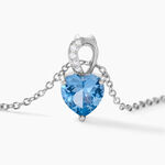 Collier Atieno Argent Blanc Oxyde De Zirconium - Colliers fantaisie Femme | Histoire d&rsquo;Or