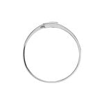 Bague Solitaire Moera Or Blanc Oxyde De Zirconium - Bagues solitaires Femme | Histoire d&rsquo;Or