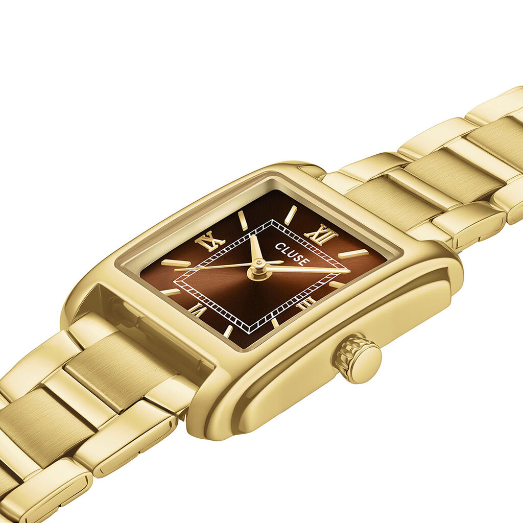Montre Cluse Angl&eacute;e Marron - F&ecirc;te des m&egrave;res Femme | Histoire d&rsquo;Or