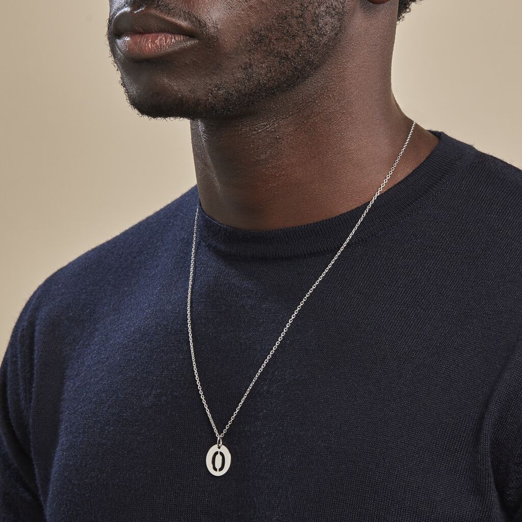 Pendentif Elio O Argent Blanc - Pendentifs Famille | Histoire d’Or