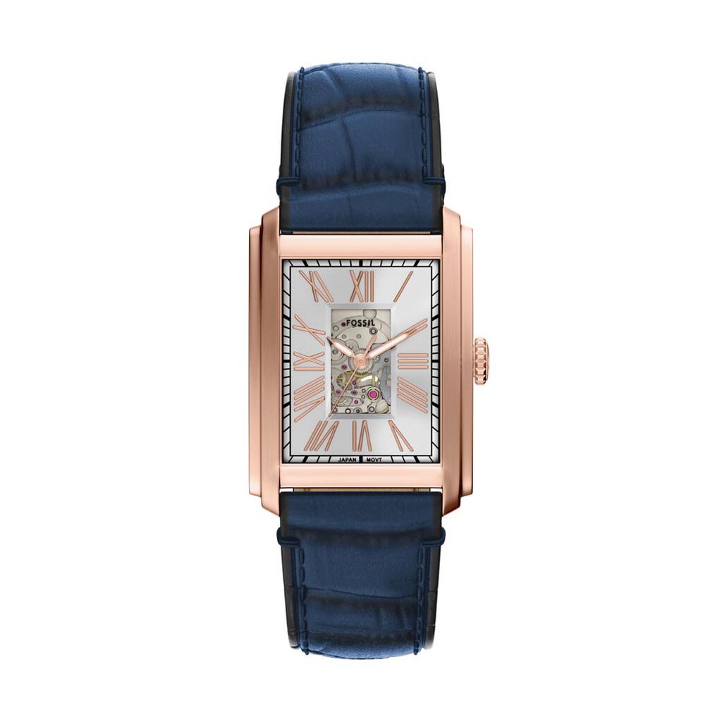 Montre Fossil Carraway Automatic Argent&eacute; - Montres Homme | Histoire d&rsquo;Or