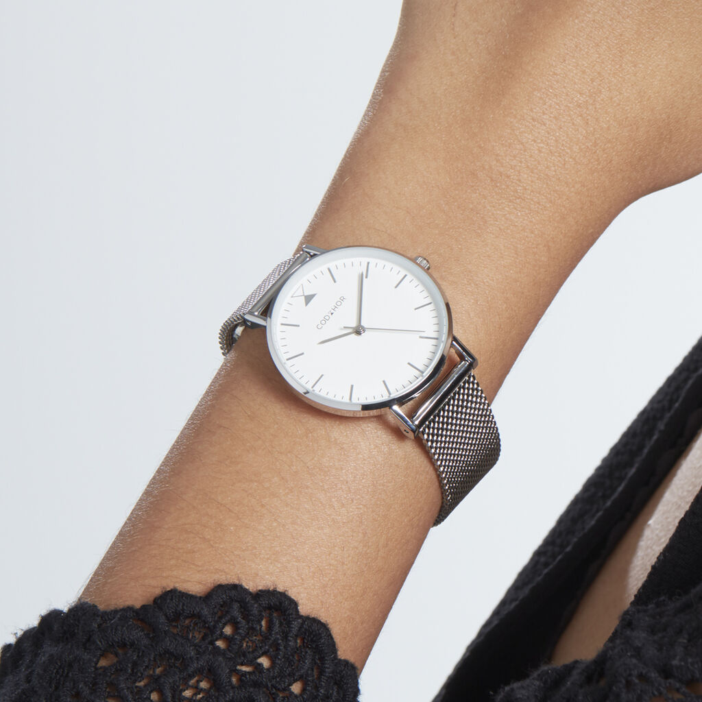Montre Codhor Cindy Blanc - Montres Femme | Histoire d’Or