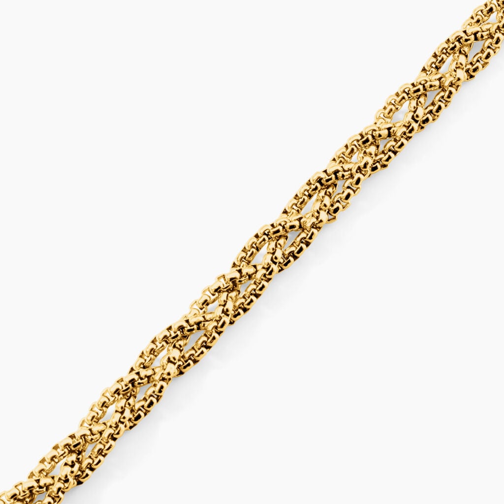 Bracelet Rhonda Acier Jaune - Bijoux sans pierre Femme | Histoire d&rsquo;Or