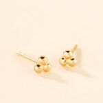 Boucles D'oreilles Puces Glen Or Jaune - Clous d'oreilles Femme | Histoire d&rsquo;Or