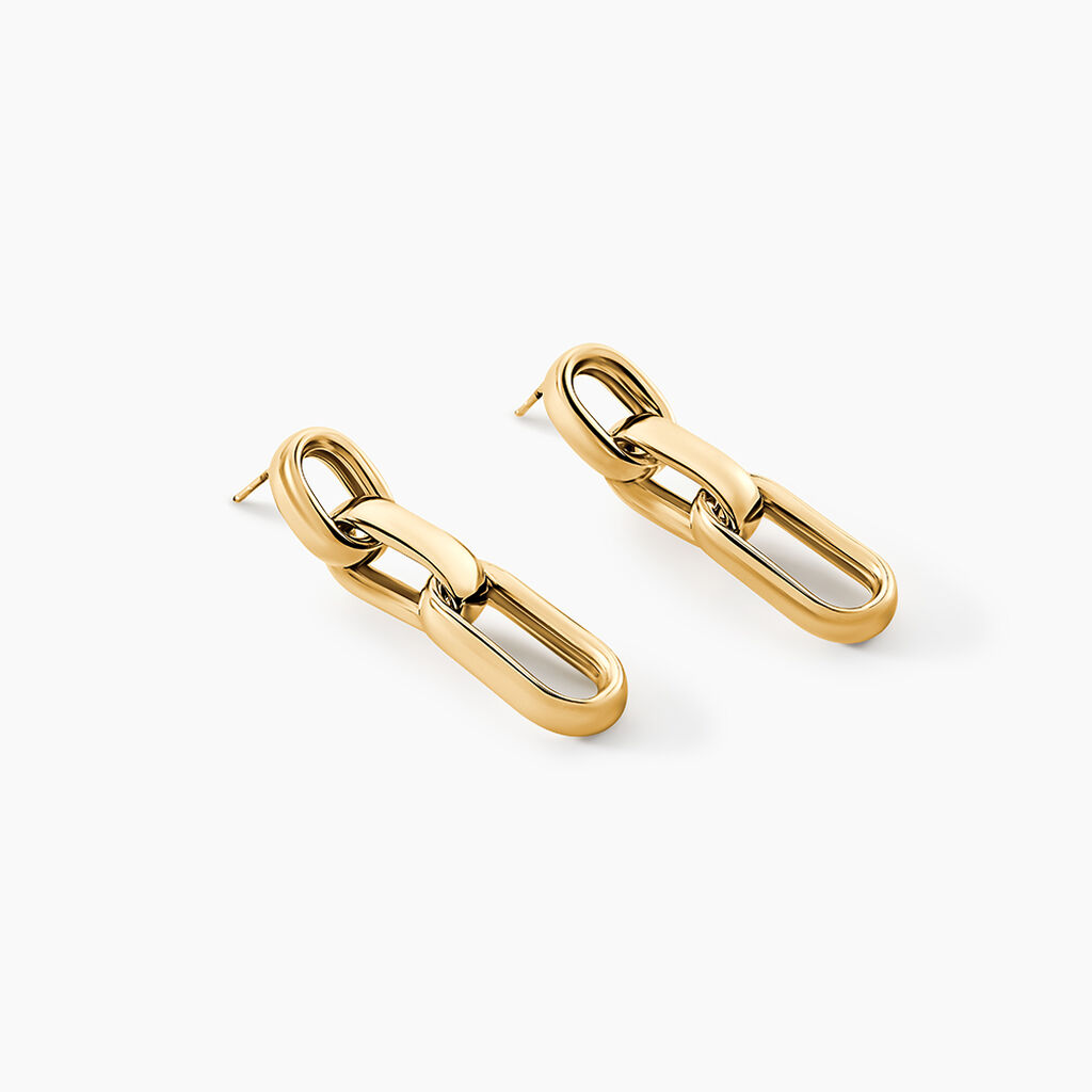 Boucles D'oreilles Pendantes Jari Or Jaune - Boucles d'oreilles pendantes Femme | Histoire d&rsquo;Or