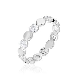Bague Argent Blanc Capricia Oxydes De Zirconium - Bagues avec pierre Femme | Histoire d’Or