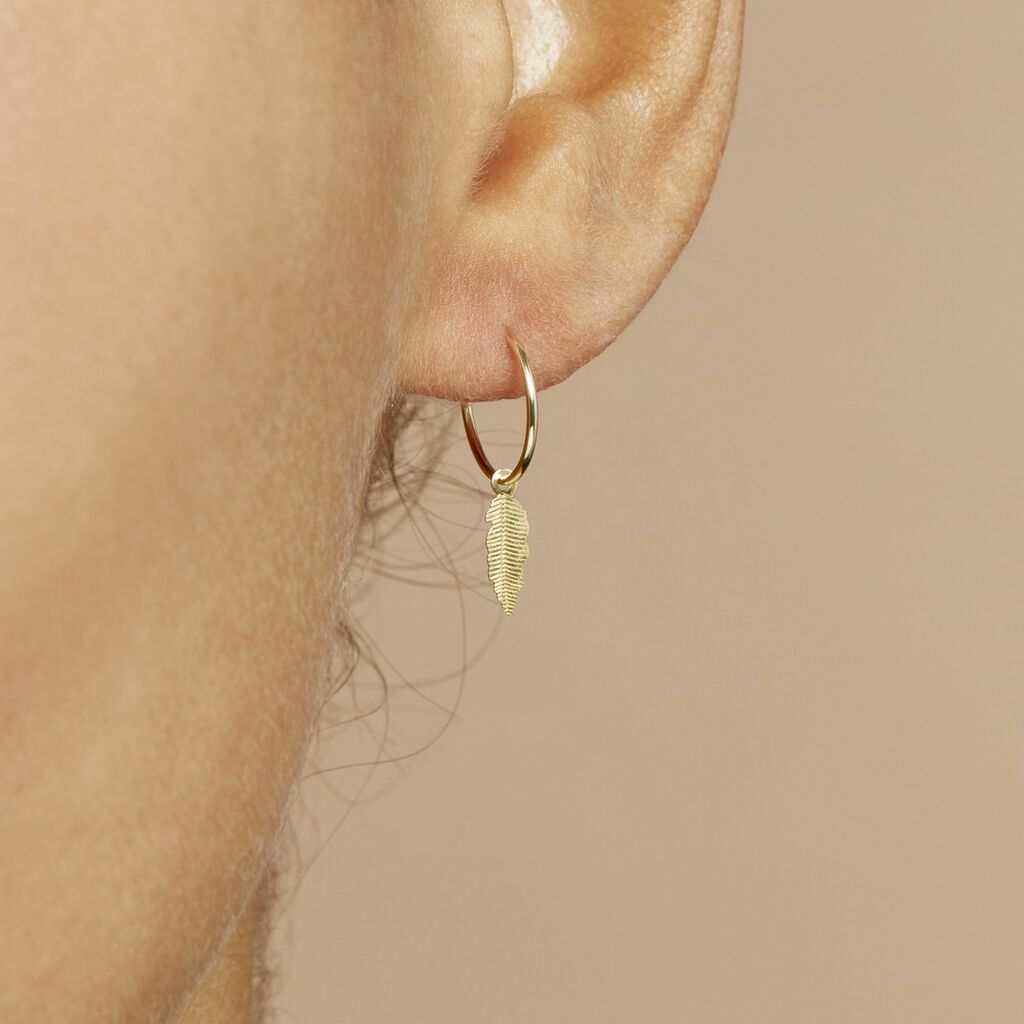 Créoles Belita Or Jaune - Boucles d'oreilles créoles Femme | Histoire d’Or