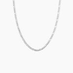 Collie Maille Vivian Argent Blanc - Chaines Homme | Histoire d&rsquo;Or