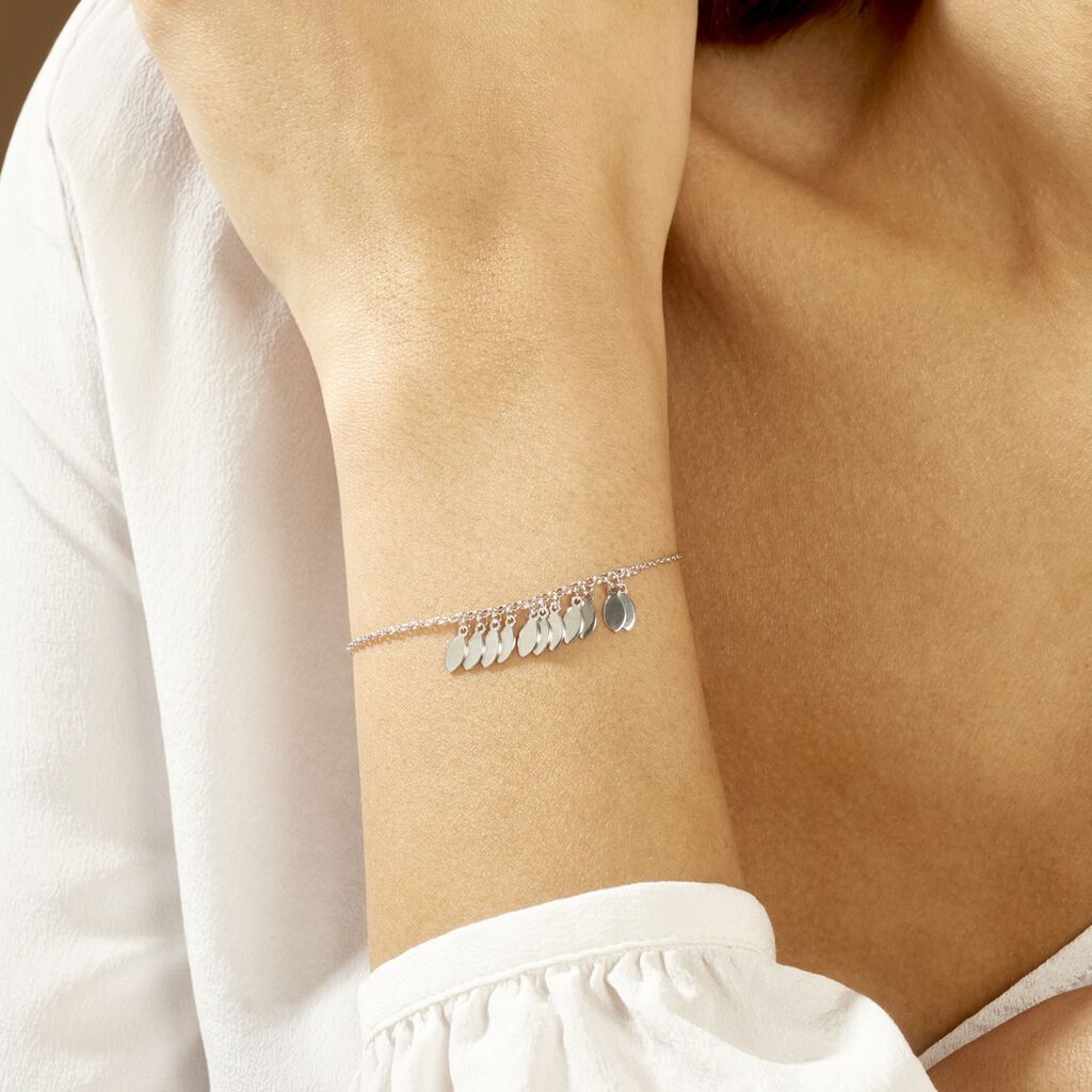 Bracelet Polyna Argent Blanc - Bracelets Femme | Histoire d’Or