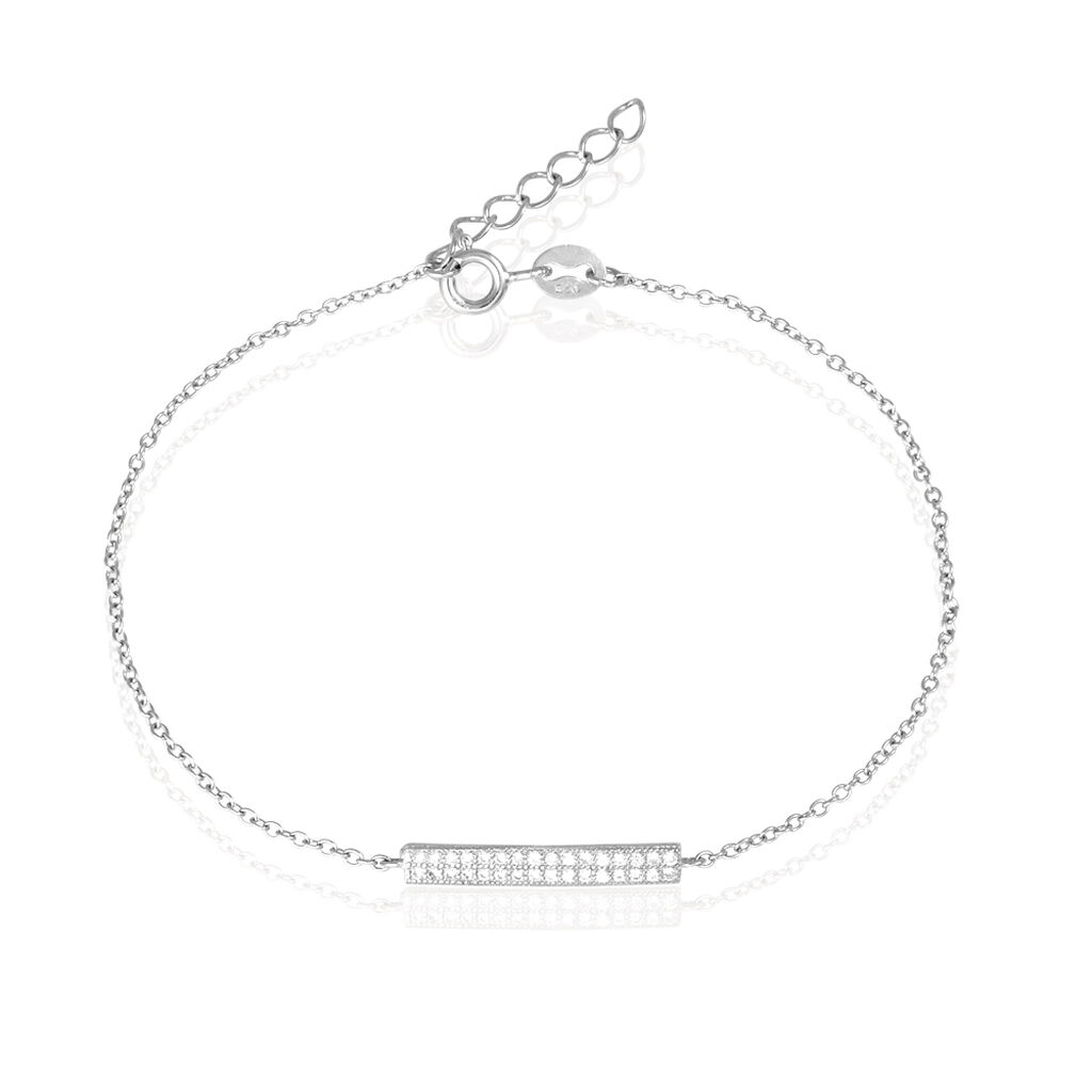 Bracelet Kiara Argent Blanc Oxyde De Zirconium - Bracelets Femme | Histoire d’Or
