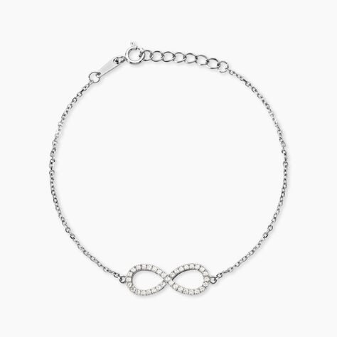 Bracelet Argent Blanc Rowan Oxyde De Zirconium - Bracelets Femme | Histoire d&rsquo;Or