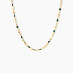 Collier Asteria Argent Dor&eacute; A L'Or 750/1000 - Bijoux sans pierre Femme | Histoire d&rsquo;Or
